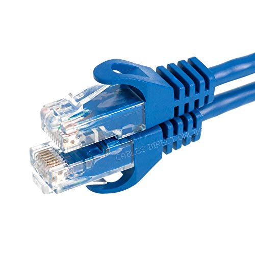 Cables Direct Online Snagless Cat5E Ethernet Network Patch Cable Blue 50 Feet #TOP3