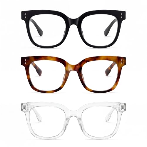 Nuanho Women Blue Light Blocking Glasses Oversized Computer Screen Eyewear