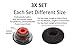 3X Ultra Comfort Eartips Ear Buds Replacement Earphone Ear Tips Kits Earpads Foam Set Cushion for Plantronics Voyager 5200 5220 5210 Series Bluetooth Headset Headphone (Mixed L/M/S)