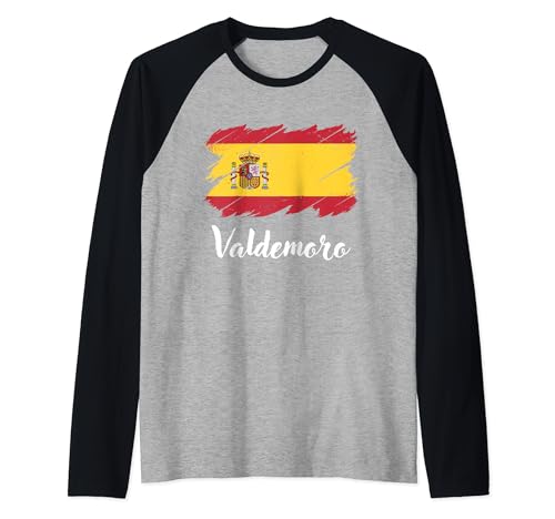 Valdemoro España, Bandera de España, Valdemoro Camiseta Manga Raglan