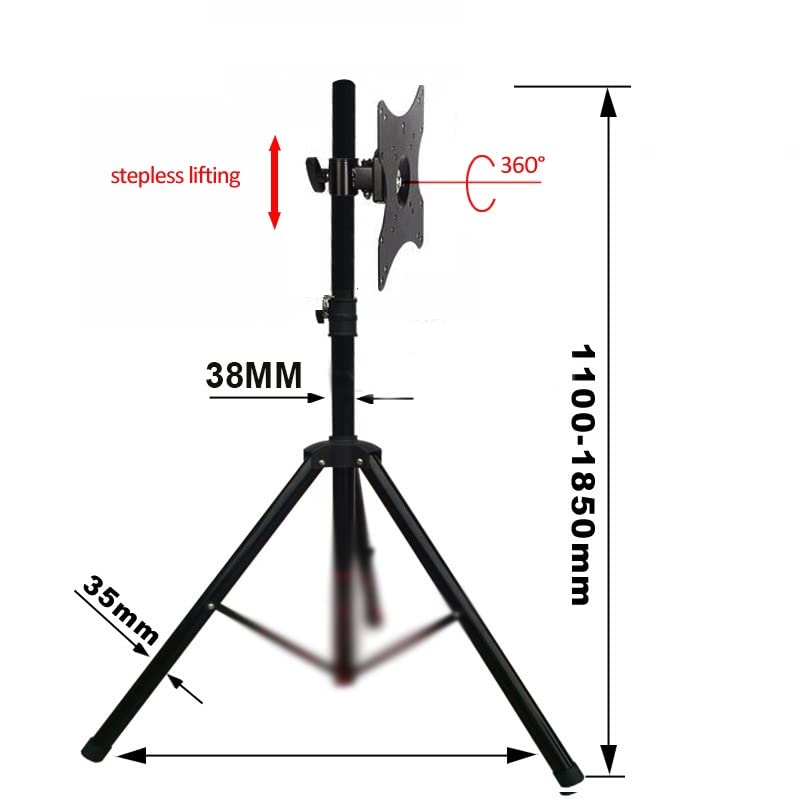 Support de plancher de télévision pivotant pour salon et chambre - 3