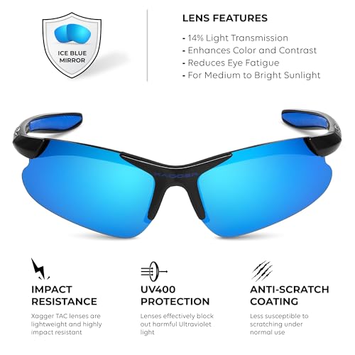 Image of Kids Youth Polarized Sports Sunglasses for Boys Girls Baseball Softball Glasses TR90 Frame