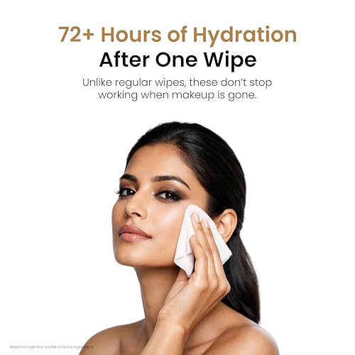 Image of Personal Touch Makeup Melting Skin Care Wipes | World's First Serum Infused Hydrating Makeup Remover With Hyaluronic Acid & Ceramides | 100% Bio-Degradable (4 Pack of 10 Sheets Each)