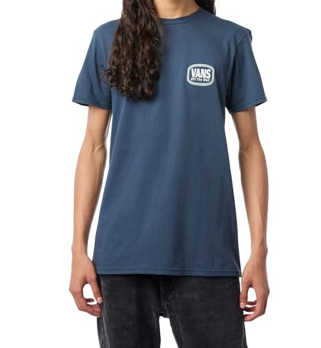 Vans Unisex-Adult Fairway Short-Sleeve T-Shirt | Casual Graphic Tee, Regular Fit, 100% Cotton Fabric, Durable Construction Navy