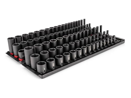 Image of TEKTON 3 /8 Inch Drive Impact Socket Set, 102-Piece | SID91220