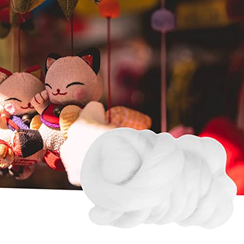 Needle Felting Wool Fibre Wool Yarn Roving For Needle Felting Hand Spinning For Needle Felting Hand Spinning Diy Craft Materials 8 Colors 55G Colored (White) #TOP3