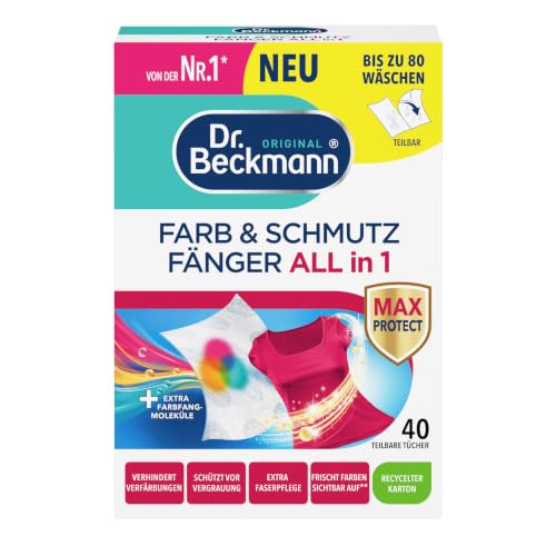 Dr. Beckmann Farb- & Schmutzfänger Allin1 | Verfärbungsschutz | 40 Tücher