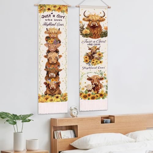 Highland Cow Wall Hanging Tapestry - image 8