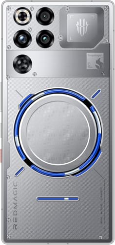 Image of REDMAGIC 11 Pro Gaming Phone, 144Hz 5G Android Smartphone, 16GB RAM + 512GB ROM, Snapdragon 8 Elite Gen 5, 6.85 Inch 1.5K Full Screen Cell Phone, 50MP Camera, 80W Charger,Silver
