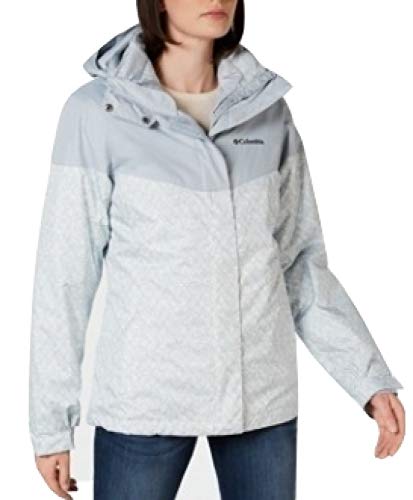 Columbia Thermal Coil Jacket Light Blue/Gray Size X-Large