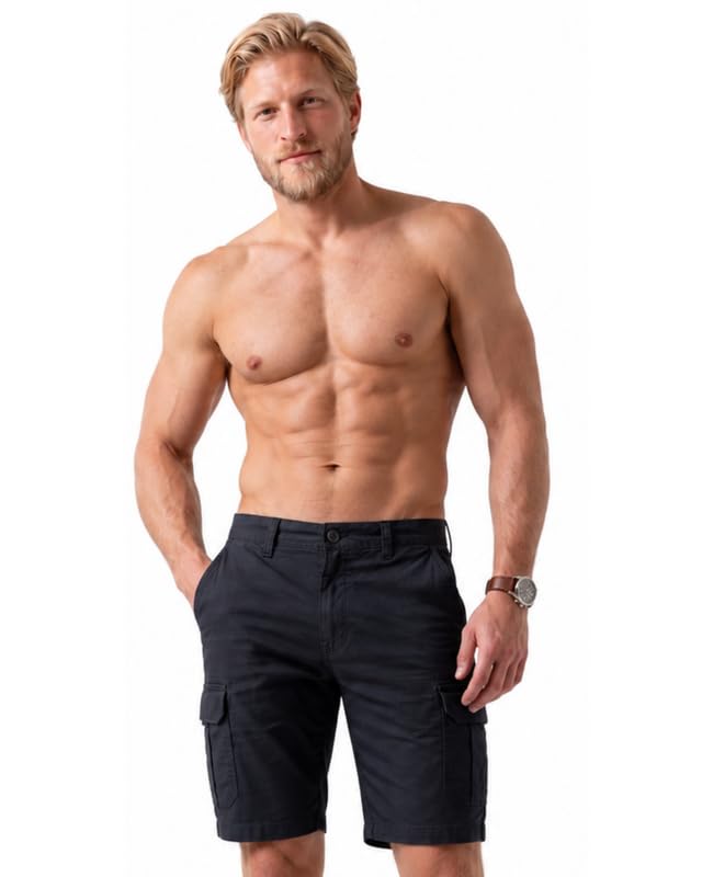 Image of Comfort Fit Shorts for Men & Women | Cotton Stretch Fit | 32-44