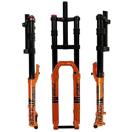 MZP DH 27.5" 29" Bike Suspension Fork Air Fork MTB 1-1/8" Straight Steerer