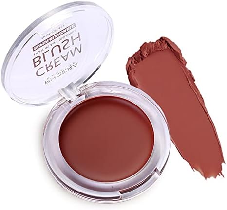 Go Ho Cream Face Blush Makeup Palette,Cream Solid Gel Blush for Cheek and Lip Tint Easy to Blend,Sheer Flush Of Color and Smooth Natural Dewy Finish Healthy Glow #106 Sunset Bronzer
