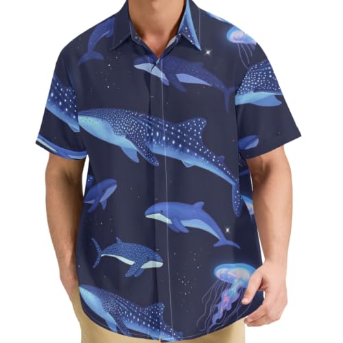 Chemise chien de mer et faune marine pour un look vacances décontracté