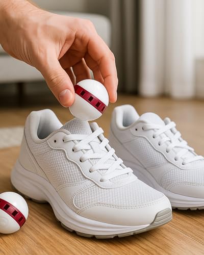 Wellnax Shoe Deodorizer Balls - Sneakers Strong Odor Absorber, Stinky Feet Smell Remover Shoes Freshener Ball And Musty Odors, Deodorant Deodorizers Absorb (Balance)