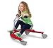 Foot-to-Floor Red Ziggle Solid Steel Frame Ride-On