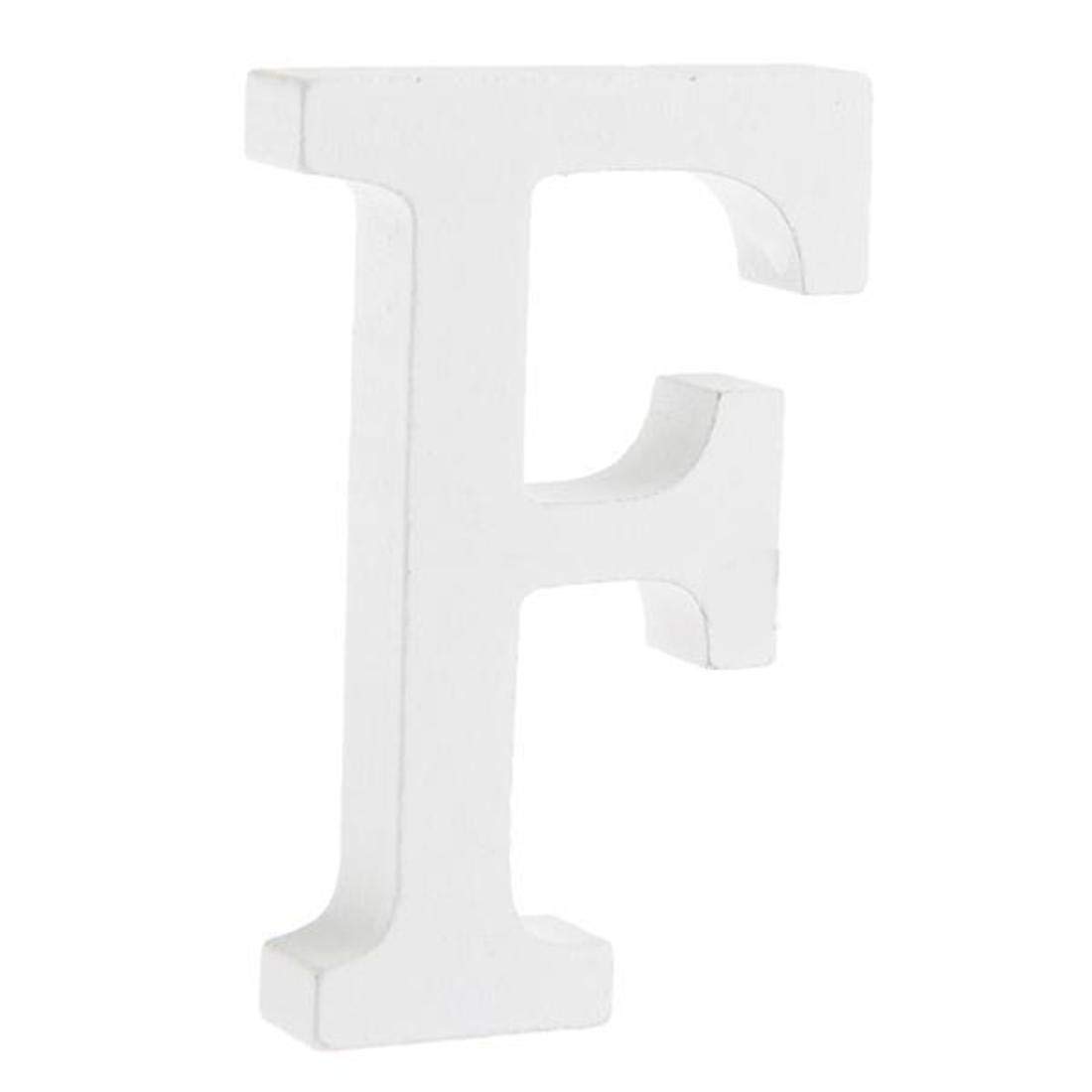 Free Standing Wooden Alphabet - F