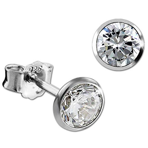 SilberDream SDO9205W - Pendientes de plata de ley 925 para mujer Cover