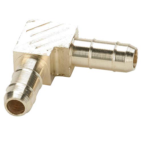 Parker Hannifin 225-4-4-pk10 Dubl-Barb Union Elbow Fitting, Brass Body, 1/4