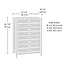 Sauder Cottage Road 4-Drawer Chest, Soft White finish, L: 32.44
