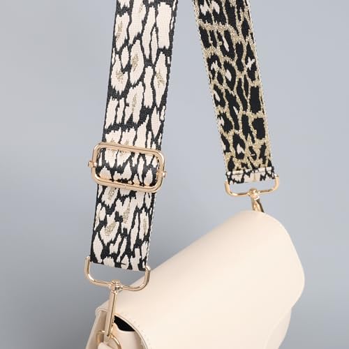 Image of chushui Leopard Print Purse Strap for Women,Adjustable Crossbody Bag Strap
