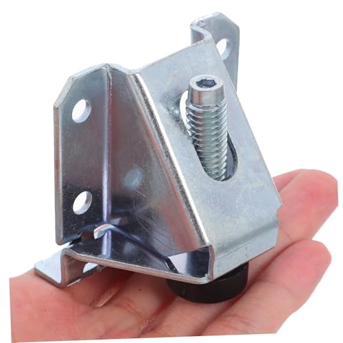 Patas regulables resistentes para muebles soporte lateral plateado de mesas de comedor 5