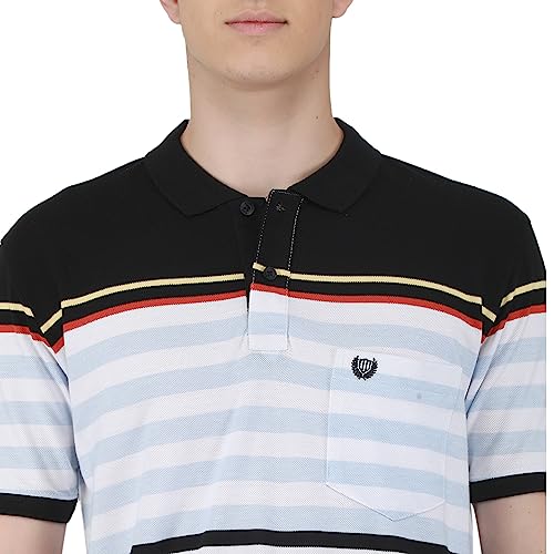 Image of Duke Men's Striped Regular Fit T-Shirt