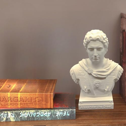 Busto decorativo Alejandro Magno 6 pulg alto miniatura 5