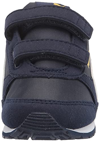 PUMA unisex child St Runner 2 Nl V Sneaker, Peacoat-puma White-dandelion, 11.5 Little Kid US2