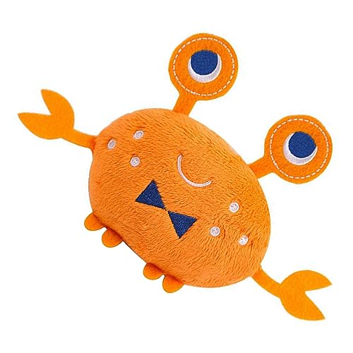 Juguete mordible y sonoro para perros Fydun en forma de cangrejo miniatura 6