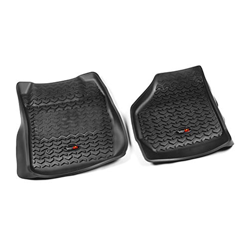 Rugged Ridge 82902.07 Floor Liner, Front; Black, 1999-2007 Ford F-250 / F-350 Super Duty Regular / Extended / Super Crew