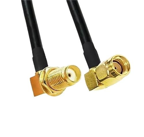 L*/M*R195 50-3 �P�[�u�� RPSMA/SMA ���� SMA �I�X���X�R�l�N�^���p 50ohm ���� WI/*FI an*/�e�i�����p(GRAY,0.1m)