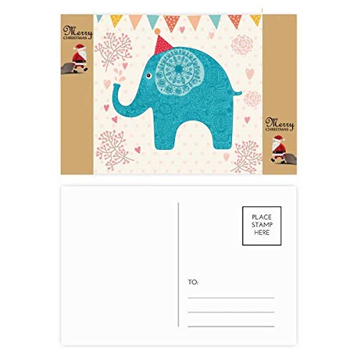Cartes postales éléphant au chapeau rouge - Ne manquez plus jamais de carte originale