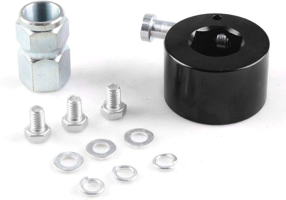 Steering Wheel Quick Hub Aluminum Release Disconnect Hub Adapter Kit 3/4" Shaft Size
