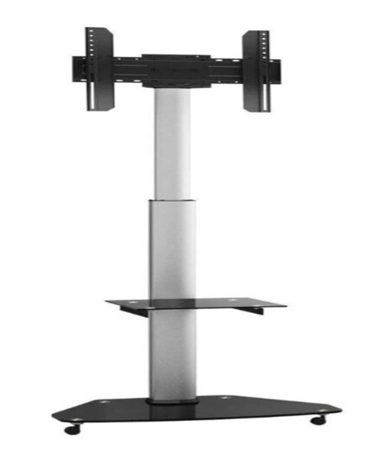 OLSKFUH Alloy Mobile Tv Cart For 37" To 70" Lcd Led Plasma Flat Panel Screens Rolling Tv Stand With Wheels L42 Tv Trolley,