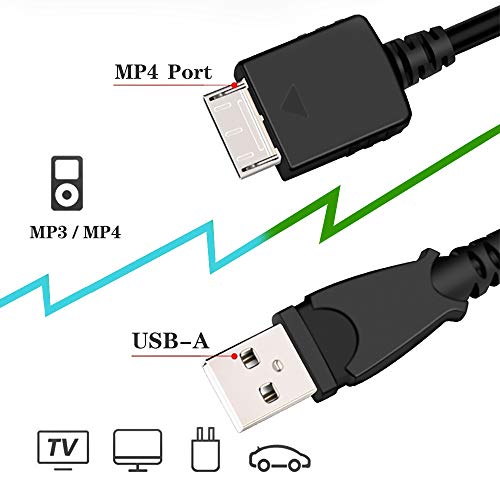 Windswallow Replacement Mp3 Mp4 Player Usb Charger Cable Compatible With Sony Walkman Nwz Charging Cable For A Series, S Series, E Series, X Series, Z Series #TOP2
