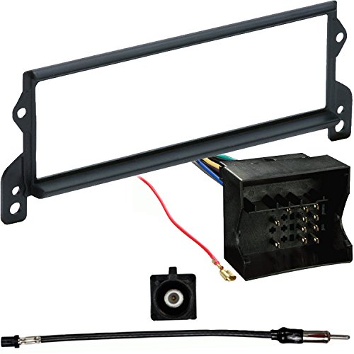 Metra 99-9302 Single DIN Dash Kit for Mini Cooper + Harness + Antenna Adapter