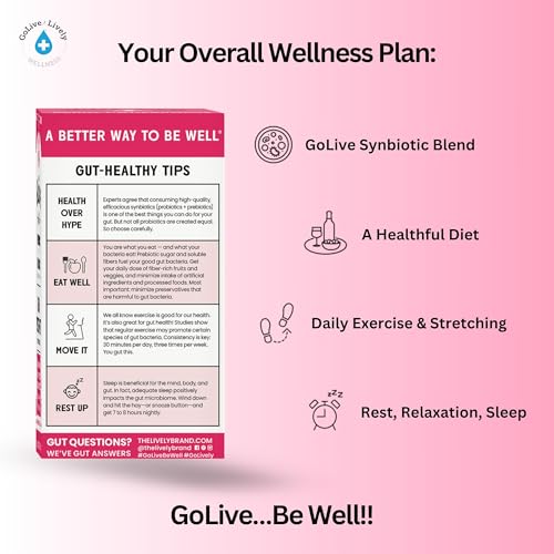 Golive Probiotic Products Probiotic and Prebiotic - Flavored Packets - Berry Pomegranate - 10/.47oz - 1 each - Gluten Free -