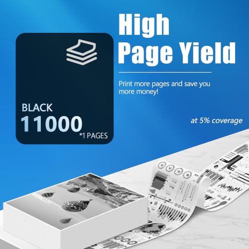 Image of Compatible with HP 147A Black Toner Cartridge W1470A , 1-Pack | High yield , for LaserJet Enterprise M610dn /M610n /M611dn /M611x /M612dn /M612x /MFP M634 M635 M636 Series Printers; With Chip