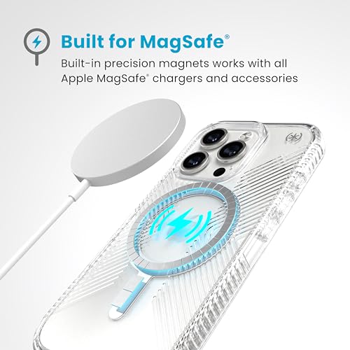 Image of Speck Presidio Clear /Chrome MagSafe iPhone 16 Pro Case