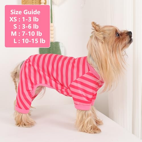 Pyjama d'été pour chien extensible contre les frissons nocturnes XS