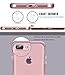 iPhone 8 Plus Case, iPhone 7 Plus Case, Ansiwee Shockproof Armor iPhone 7 Plus Protective Defender Impact Resistant Slim Fit Rubber Bumper Case Cover for Apple iPhone 7/8 Plus 5.5 inch (Rose Gold)