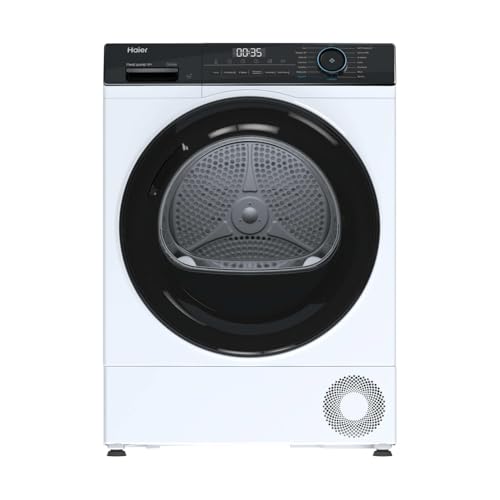Haier I-Pro Serie 3 - Secadora de 10 kg con motor inverter y bomba de calor, instalación libre, clase D, 15 + más de 40 programas vía App, i-Refresh, altura x anchura x profundidad (cm) 85 x 59,5 x 60