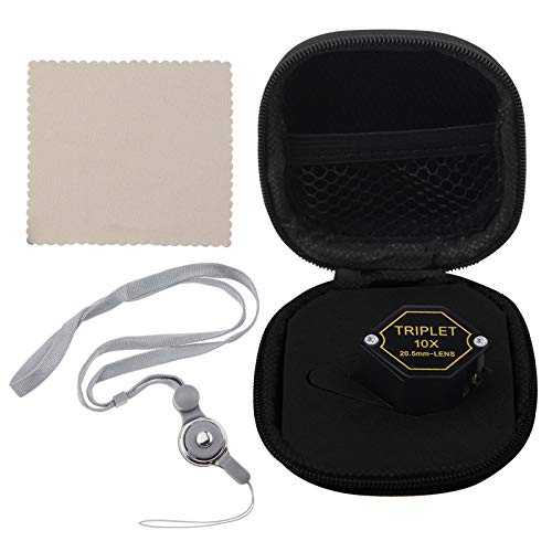 Danoplus KIB-250 10X Magnifier Jewelry Loupe 20.5Mm Triplet Lens Optical Glass Pocket Gem Magnifying Tool For Jeweler, Stamp Philatelist, Coin Numismatic thumb #8