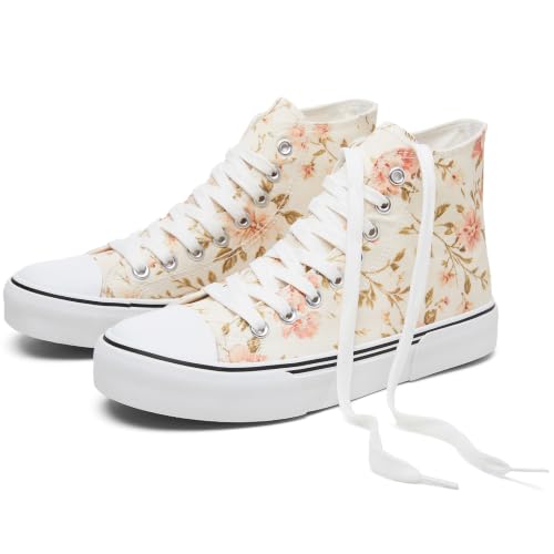 Image of hash bubbie High Top Canvas Sneakers Fashion Walking Shoes