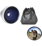 BigKing Fischaugenobjektiv, Silber Starke Anwendbarkeit Zusatzobjektiv 37 m Super Fisheye...