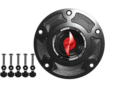 Bouchon essence cliquet Accossato alu rouge haut de gamme pour Panigale V2 2022