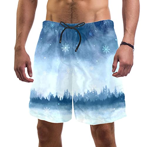 Maillots de bain pour hommes légers short de plage forêt JDEZ