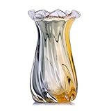 Photo Gallery linyther vaso in vetro ambrato, decorazione per la casa, vaso in vetro soffiato a mano, bocca larga, per erba della pampa e fiori, vaso in vetro trasparente di murano moderno, tavolino da caffè, Photo Gallery linyther vaso in vetro ambrato, decorazione per la casa, vaso in vetro soffiato a mano, bocca larga, per erba della pampa e fiori, vaso in vetro trasparente di murano moderno, tavolino da caffè,
