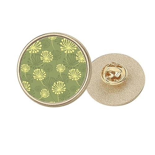 Broche de diente de león de metal mediano para renovar ropa vieja con clip